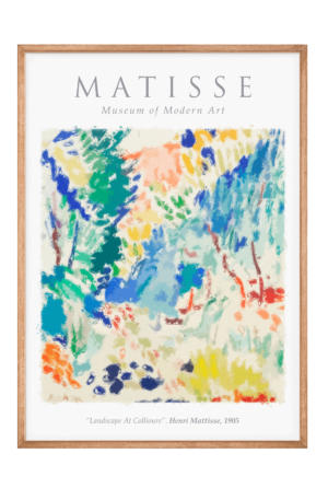Henri Matisse - Landscape at Collioure Plakat - 70x100