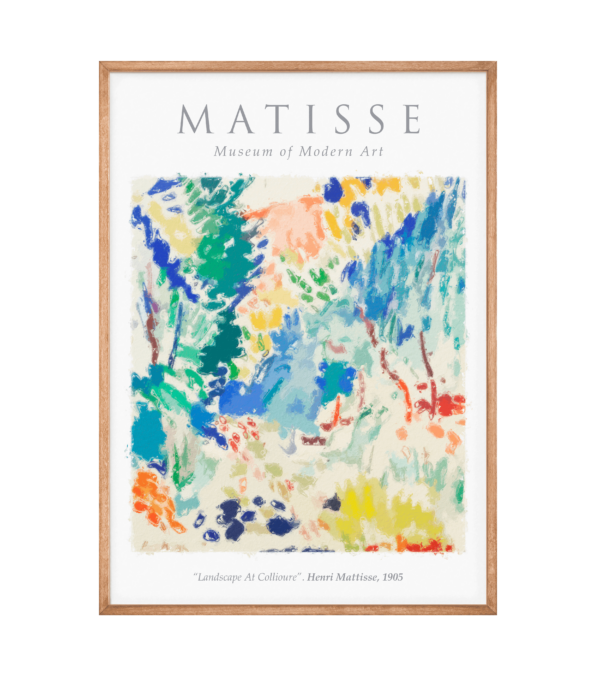 Henri Matisse - Landscape at Collioure Plakat - 70x100