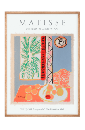 Henri Matisse - Still Life with Pomegranates Plakat - 70x100