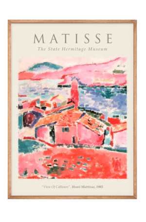 Henri Matisse - View of Collioure Plakat - 70x100