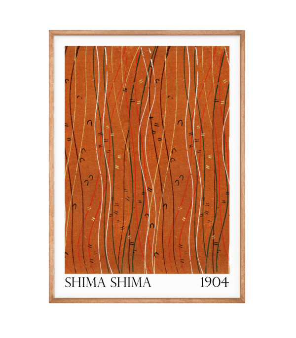 Shima Shima - Japanese Textile III Plakat - 70x100