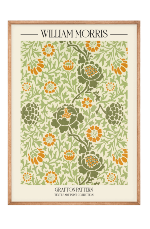 William Morris - Grafton Pattern Plakat - 50x70