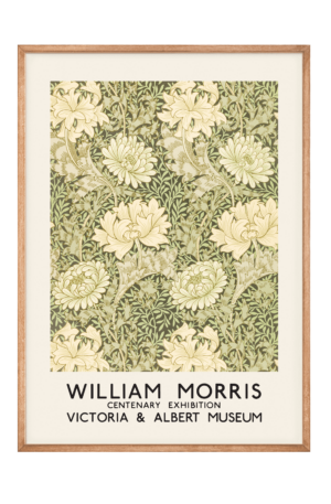 William Morris - Chrysanthemum Pattern Plakat - 60x84