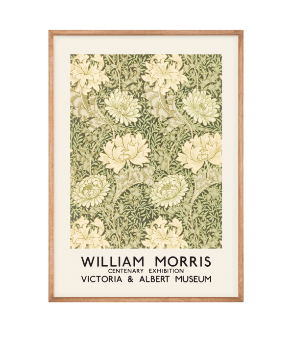 William Morris - Chrysanthemum Pattern Plakat - 60x84