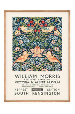 William Morris- Strawberry Thief Plakat - 70x100