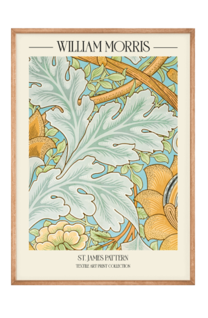 William Morris - St. James Pattern Plakat - 50x70