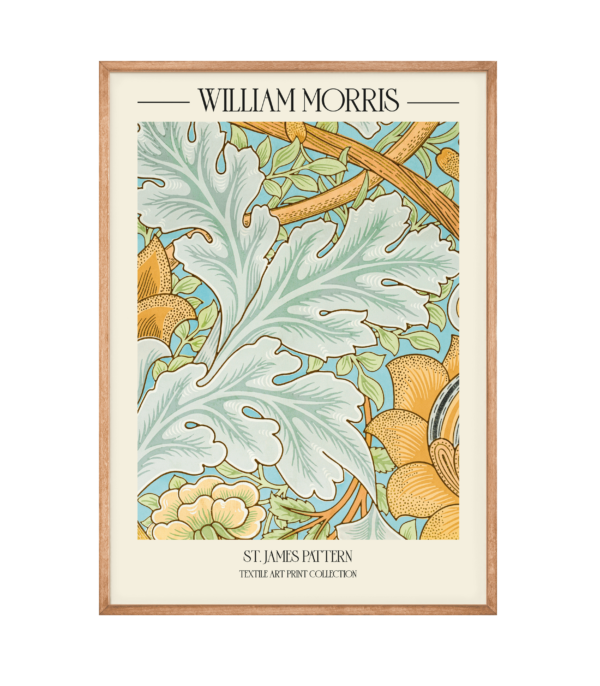 William Morris - St. James Pattern Plakat - 50x70