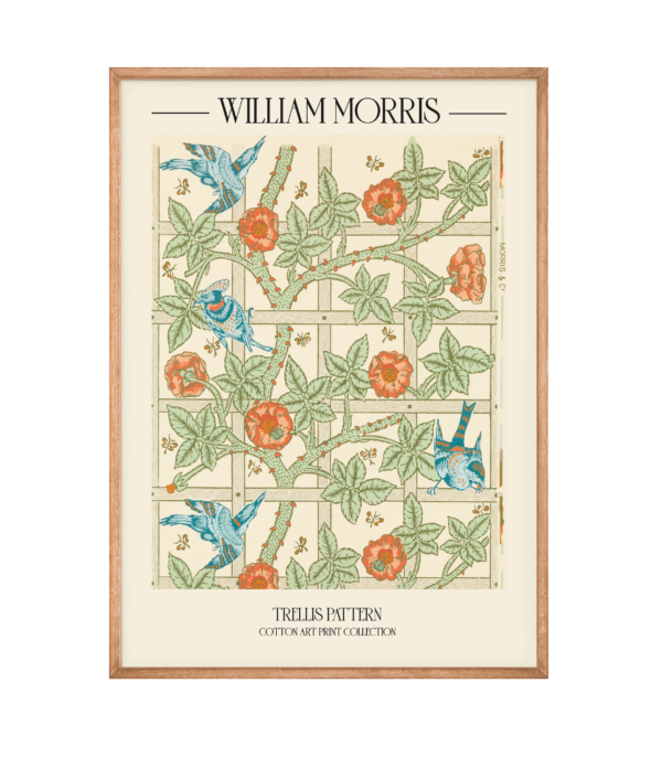 William Morris - Trellis Pattern Plakat - 60x84