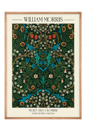 William Morris - Violet and Colombine Plakat - 60x84