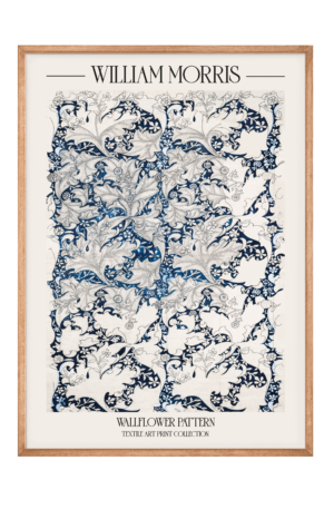 William Morris - Wallflower Pattern Plakat - 50x70