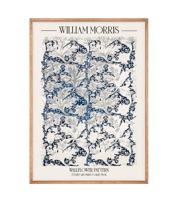 William Morris - Wallflower Pattern Plakat - 50x70