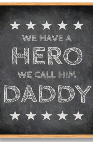 We have a hero... - plakat (Størrelse: XS - 15x21cm (A5))