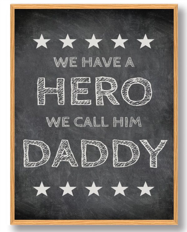 We have a hero... - plakat (Størrelse: XS - 15x21cm (A5))