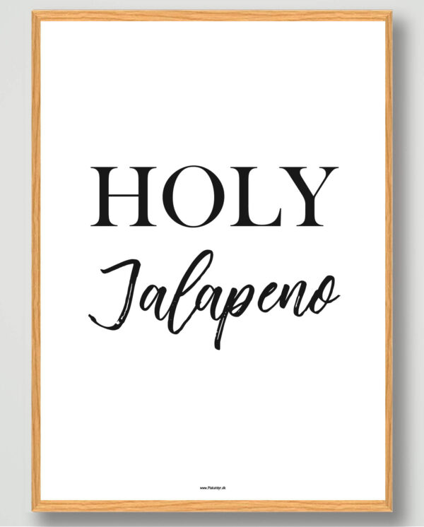 Holy jalapeno - plakat (Størrelse: M - 30x40cm)