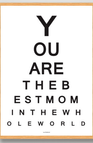 You are the best mom... - plakat (Størrelse: XS - 15x21cm (A5))