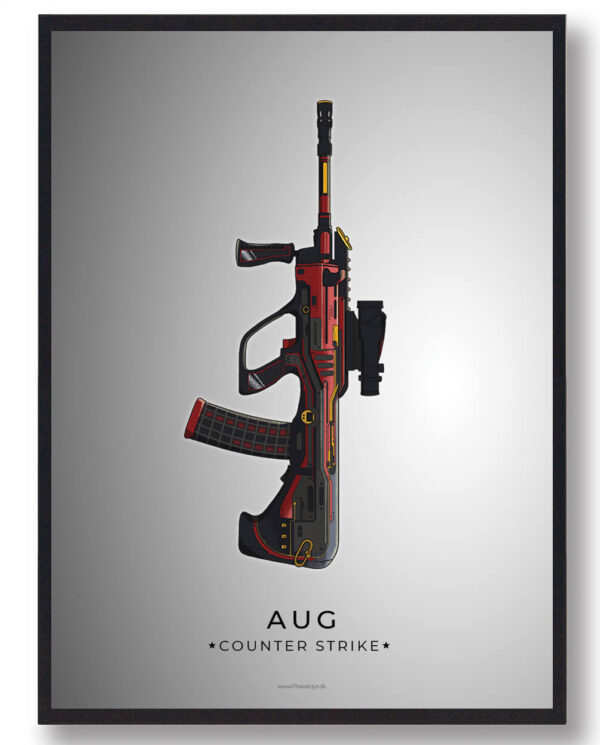 AUG - CS gamerplakater (Størrelse: L - 50x70cm (B2))