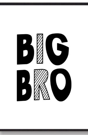 Big Bro - plakat (Størrelse: M - 30x40cm)