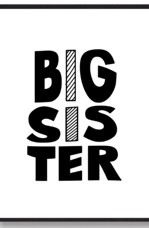 Big Sister - plakat (Størrelse: L - 50x70cm (B2))