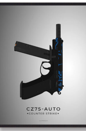 CZ75-auto - CS gamerplakater (Størrelse: L - 50x70cm (B2))