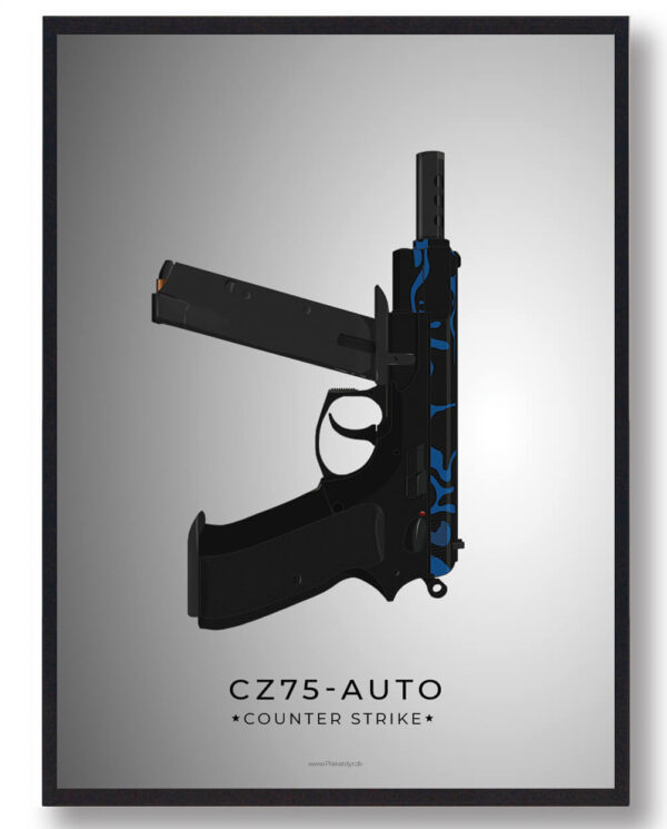 CZ75-auto - CS gamerplakater (Størrelse: L - 50x70cm (B2))