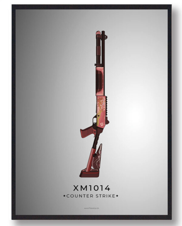 XM1014 - CS gamerplakater (Størrelse: L - 50x70cm (B2))