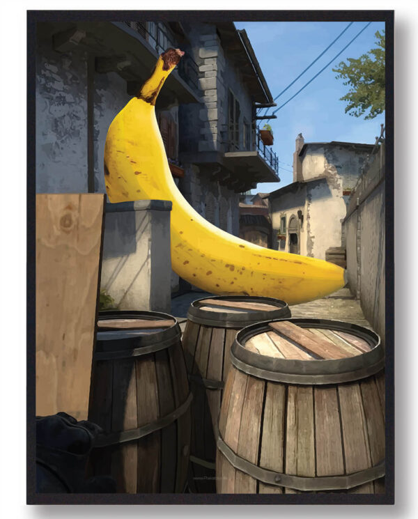 Banana - CS gamerplakater (Størrelse: L - 50x70cm (B2))