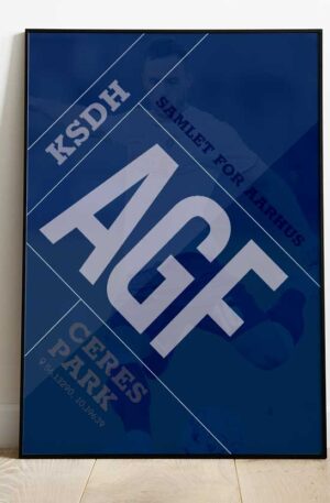 AGF-plakat - Samlet for Aarhus