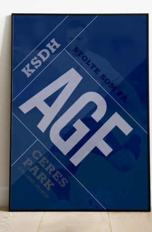 AGF-plakat - Stolte som få