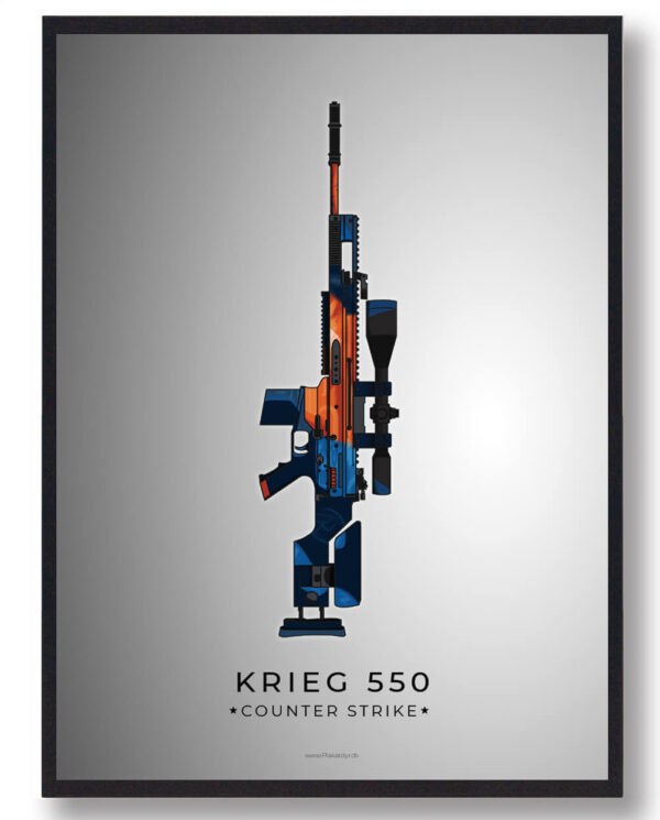 Krieg 550 - CS gamerplakater (Størrelse: L - 50x70cm (B2))