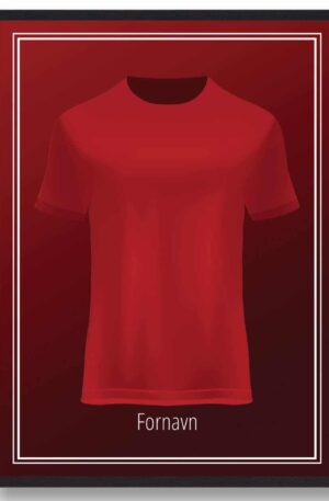 Liverpool - trøje med navn (Størrelse: S - 21x29