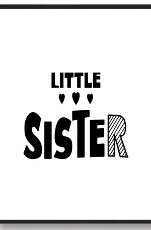 Little Sister - plakat (Størrelse: L - 50x70cm (B2))