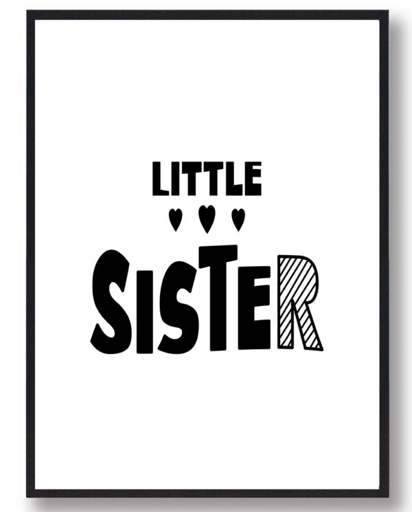 Little Sister - plakat (Størrelse: L - 50x70cm (B2))