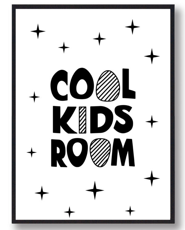 Cool kids room - plakat (Størrelse: L - 50x70cm (B2))