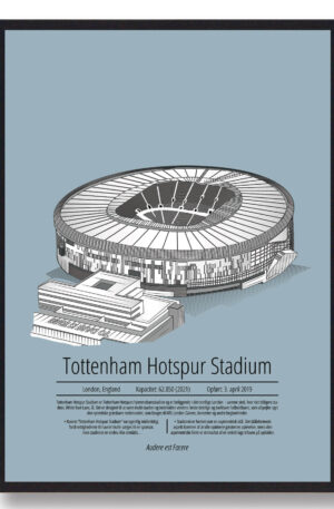 Tottenham Hotspur - Tottenham lyseblå (Størrelse: S - 21x29