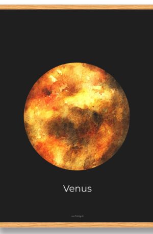 Venus - rumplakat (Størrelse: S - 21x29