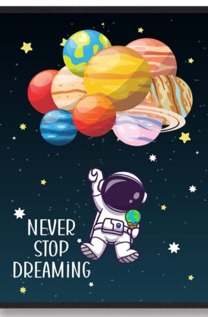 Never stop dreaming - plakat (Størrelse: S - 21x29