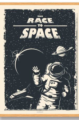 Race to space - plakat (Størrelse: S - 21x29