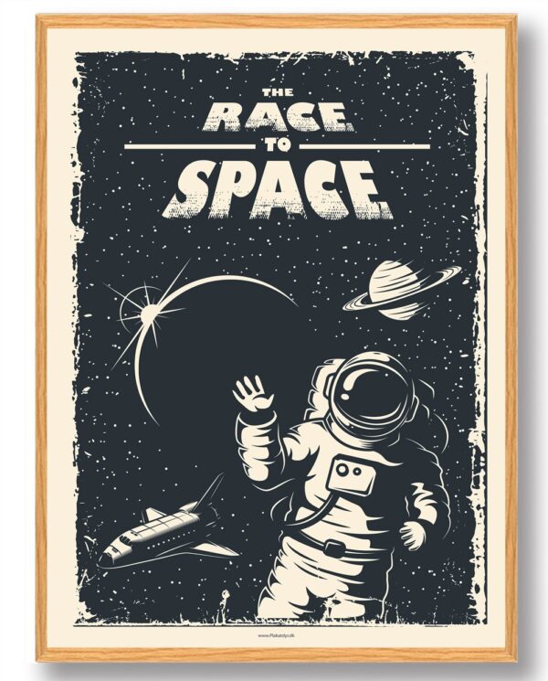 Race to space - plakat (Størrelse: S - 21x29