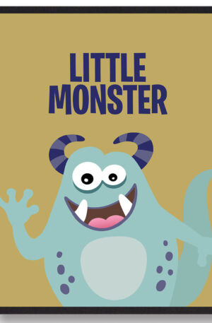 LITTLE MONSTER - plakat (Størrelse: L - 50x70cm (B2))