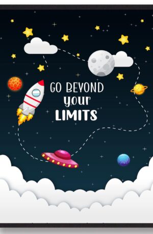 Go beyond your limits - plakat (Størrelse: S - 21x29