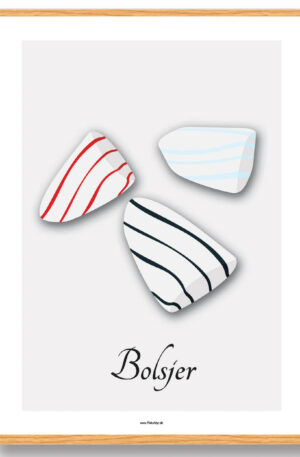 Bolsjer - plakat (Størrelse: L - 50x70cm (B2))