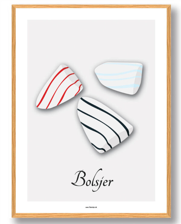 Bolsjer - plakat (Størrelse: L - 50x70cm (B2))