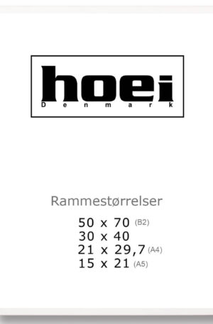 30x40cm Hvide rammer - Hoei Denmark (Størrelse: M - 30x40cm)