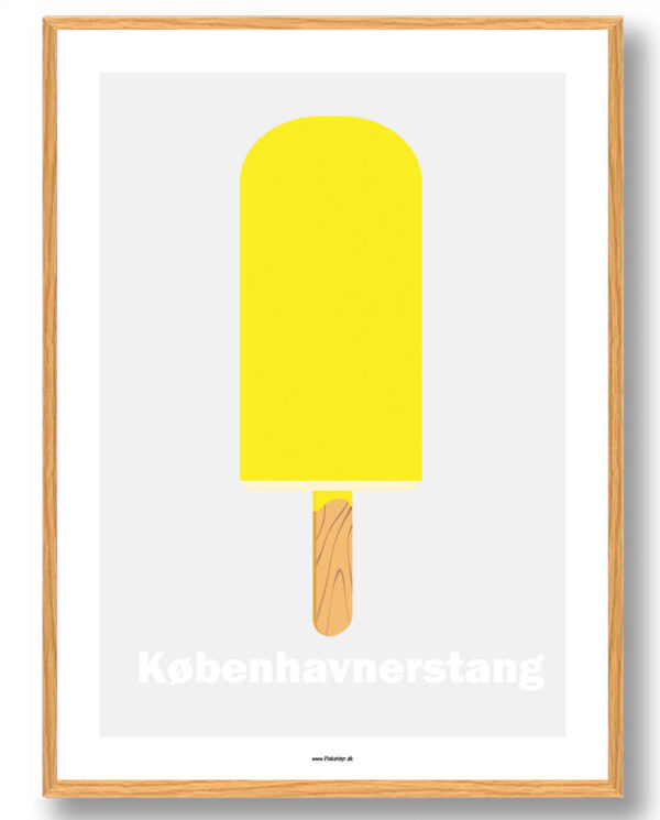 Københavnerstang - plakat (Størrelse: L - 50x70cm (B2))