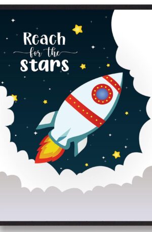 Reach for the stars - plakat (Størrelse: S - 21x29