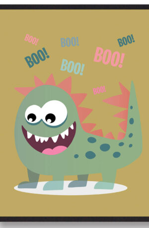 Boo boo monsterplakat (Størrelse: L - 50x70cm (B2))