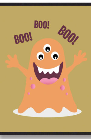 BOO BOO BOO Monster - plakat (Størrelse: L - 50x70cm (B2))