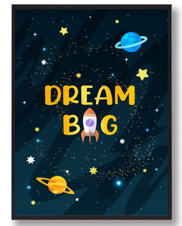 Dream big - plakat (Størrelse: S - 21x29