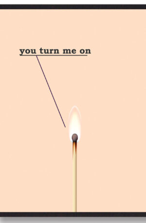 You turn me on - plakat (Størrelse: XS - 15x21cm (A5))