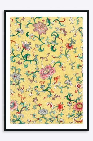 Flowery Yellow - 70x100 cm